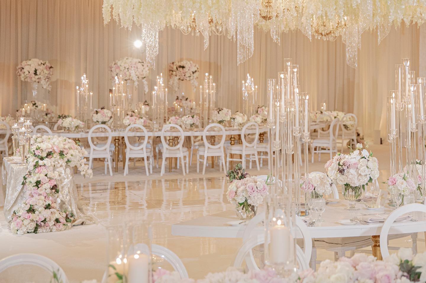 Crystal candelabra