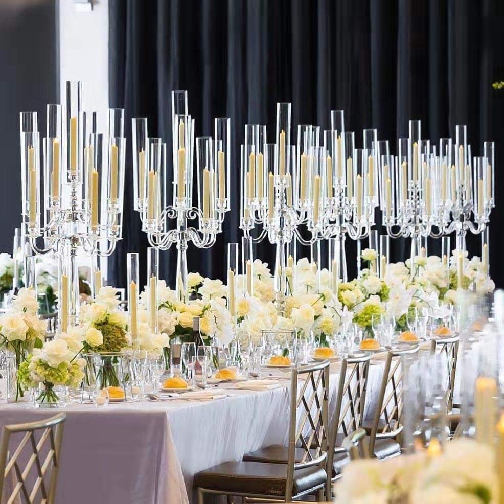 Crystal candelabra